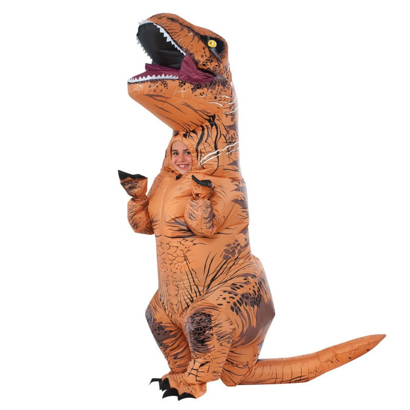 コスプレ 仮装 インフレータブル ティラノサウルス 子供用 【 コスプレ 衣装 ハロウィン 仮装 コスチューム 子供 こども パーティーグッズ キッズ 男の子 公式 正規ライセンス品 映画キャラクター