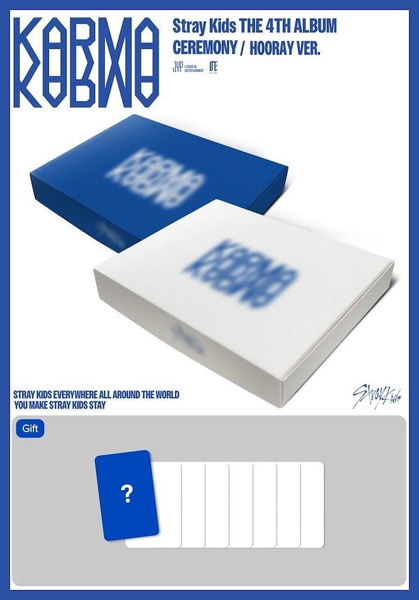 【さくら】karma　CEREMONY✕5　HOORAY✕5 計10セット Stray Kids THE 4TH ALBUM 
