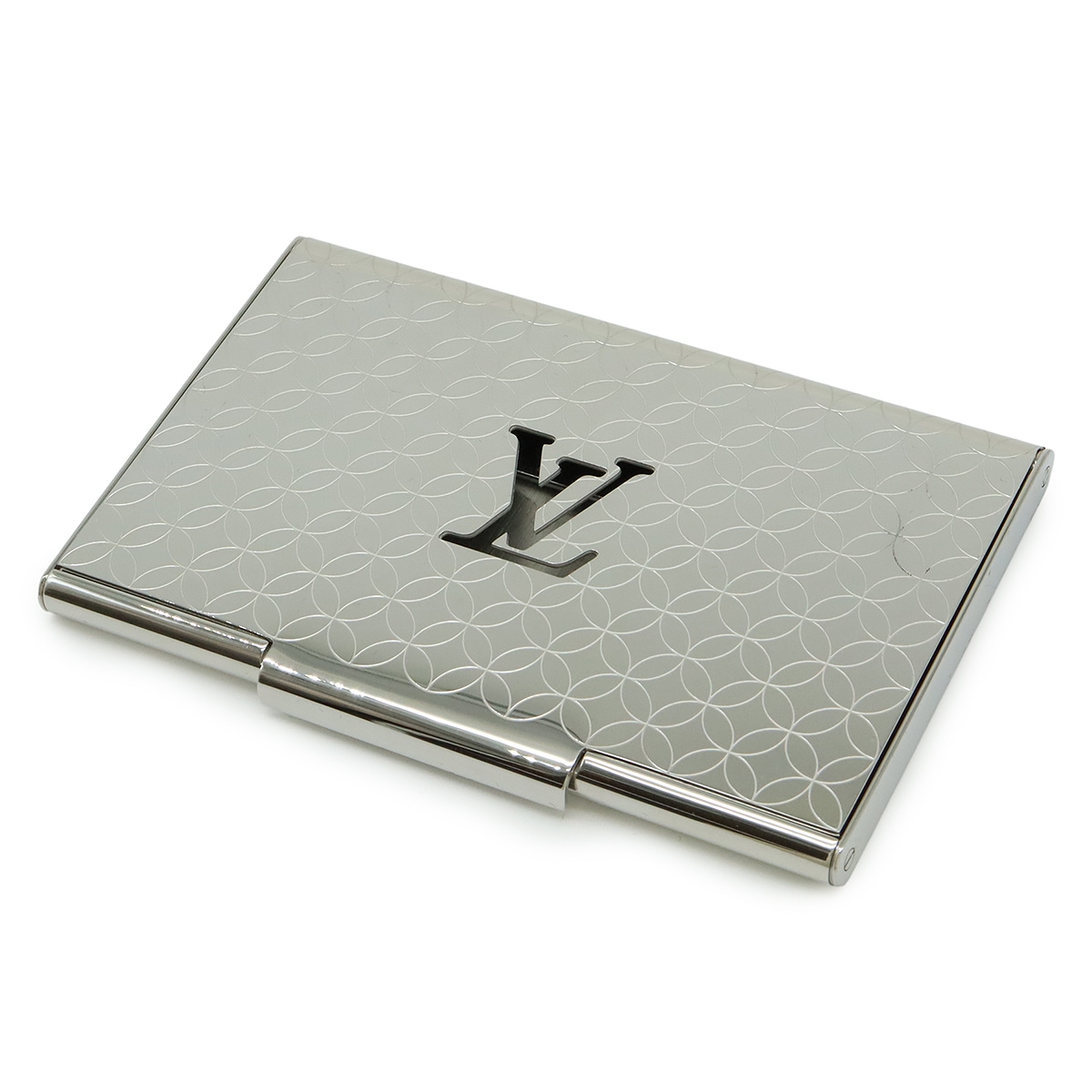 ポルト カルト シャンゼリゼ カードケース 名刺入れ メタル シルバー M6522