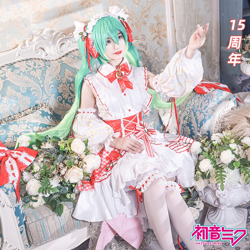 日本最大級 初音ミク VOCALOID 15周年 コスプレ衣装 コスチューム