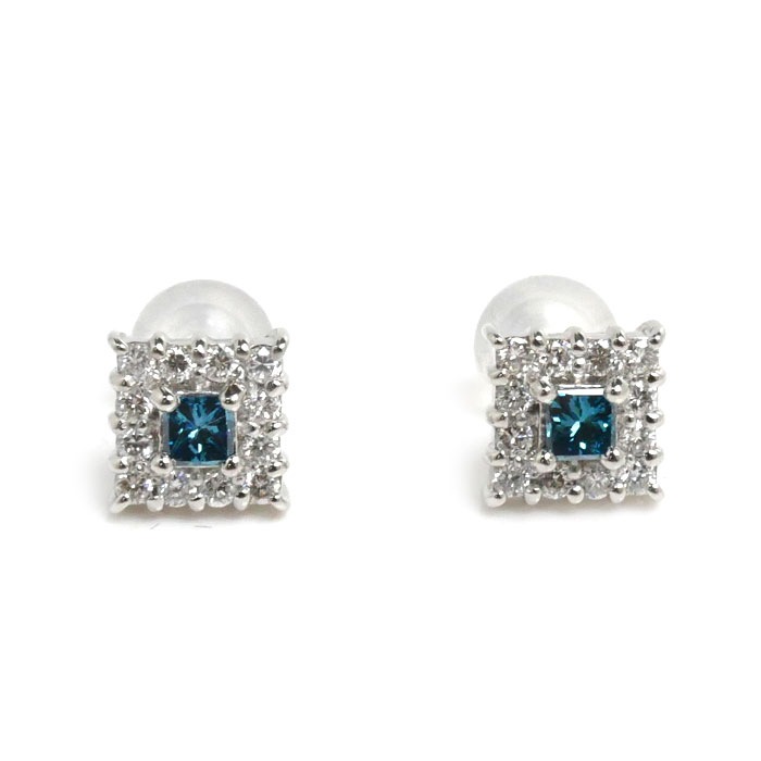 Prefito プレフィート Pt900プラチナ ピアス ダイヤモンド0.48ct/0.48ct 3.0g レディース 中古 美品