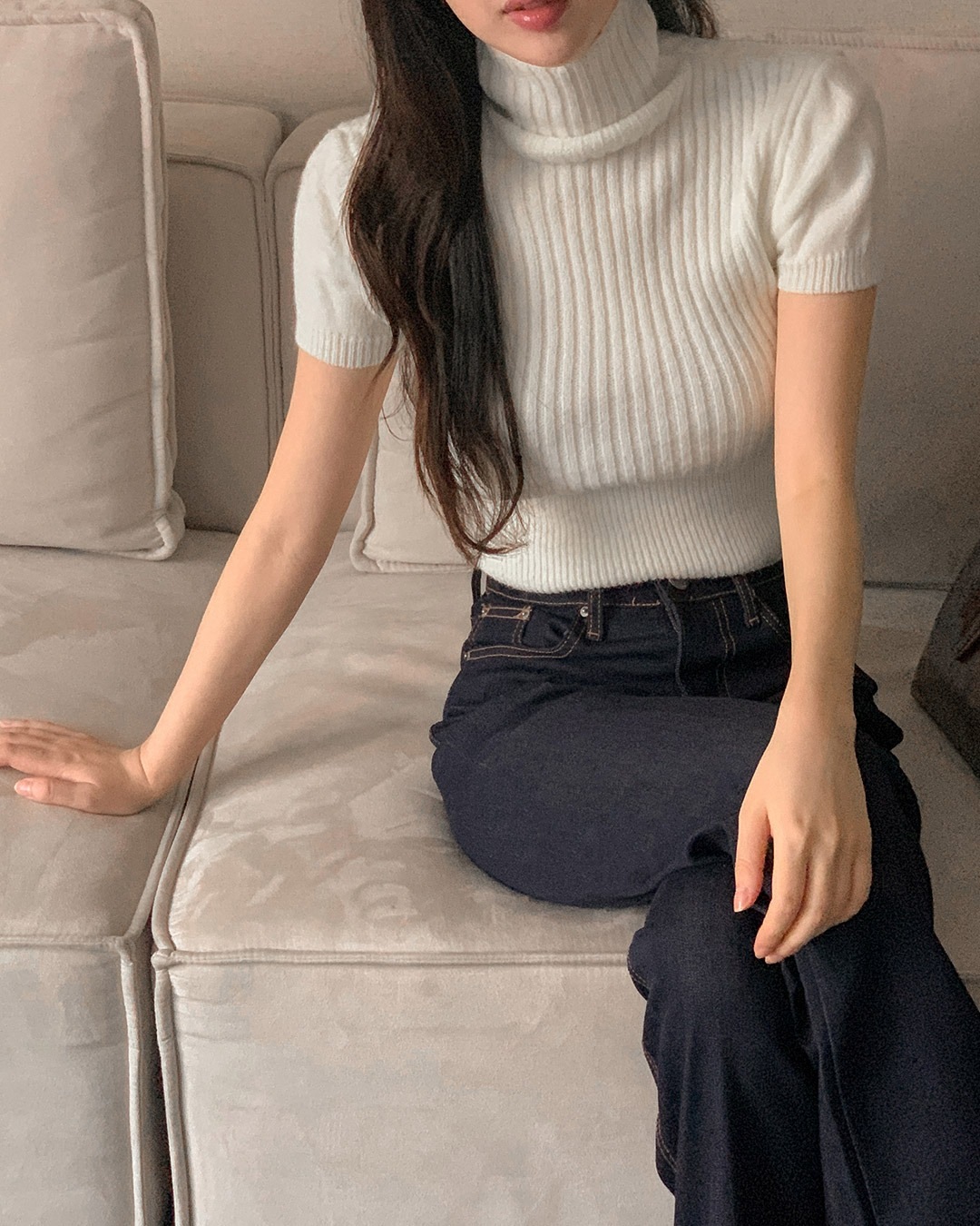 イルームゴルジスリムニット韓国ファッション レディース