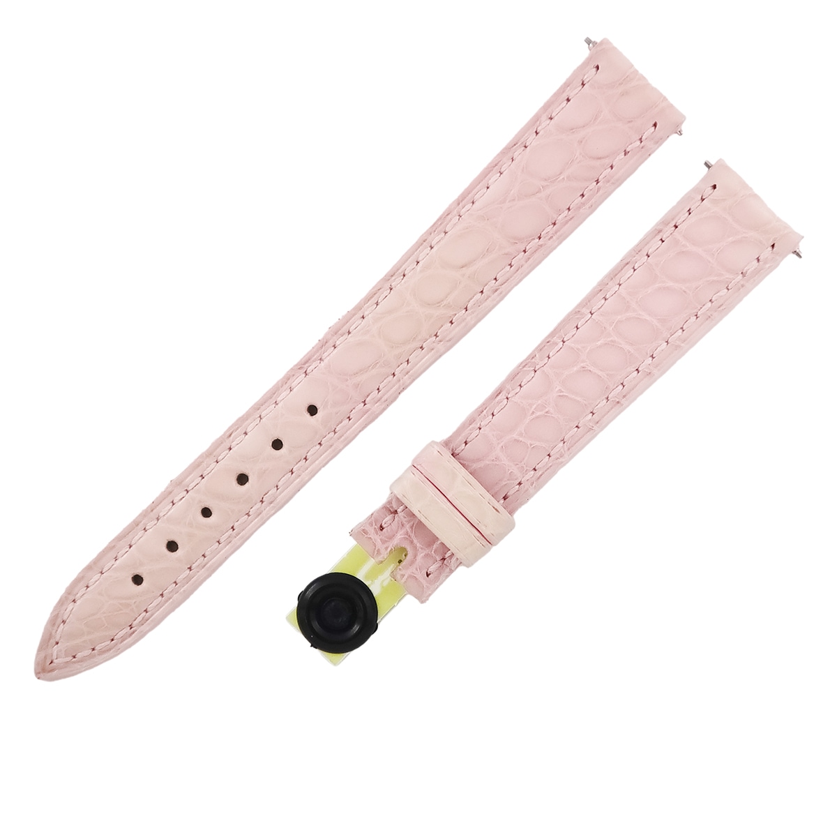 フランクミュラー FRANCK MULLER 腕時計パーツ トノウカーベックス 1752 クロコバンド クロコダイル ピンク 未使用 純正 ショート マット 14mm ピンク 【中古】