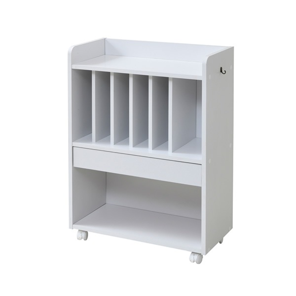 JKプラン ランドセルラック 多機能 幅60 幅62 奥行29.5 高さ85 FRM-0124-WH ホワイト