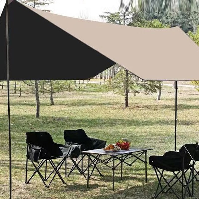 厚みのある屋外キャノピーサンシェード屋外キャンプゴム引きの日焼け防止および防雨サンシェードネットインターネット有名人のホットモデル