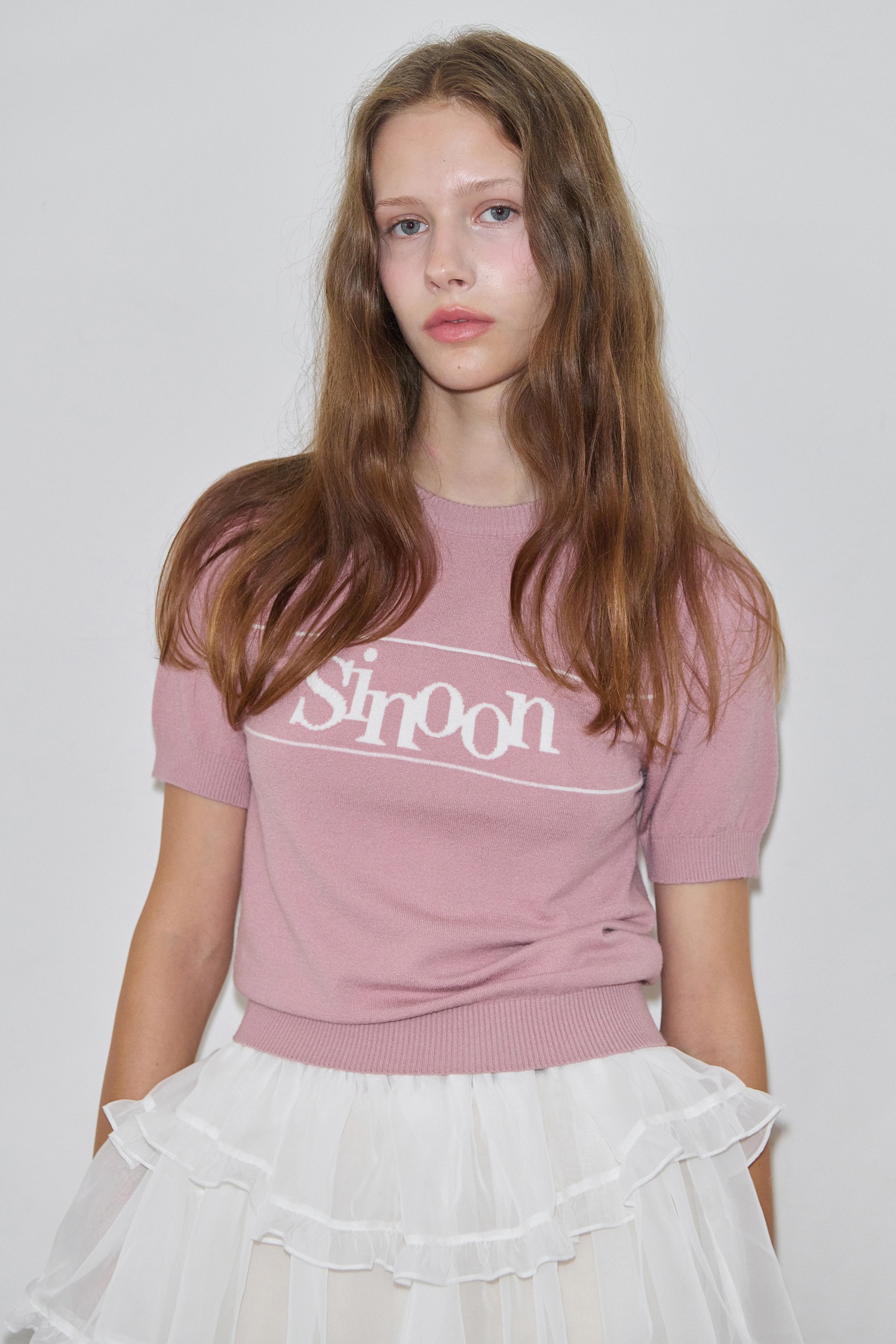 Qoo10 シヌーン Sinoon Half Knit ロゴ