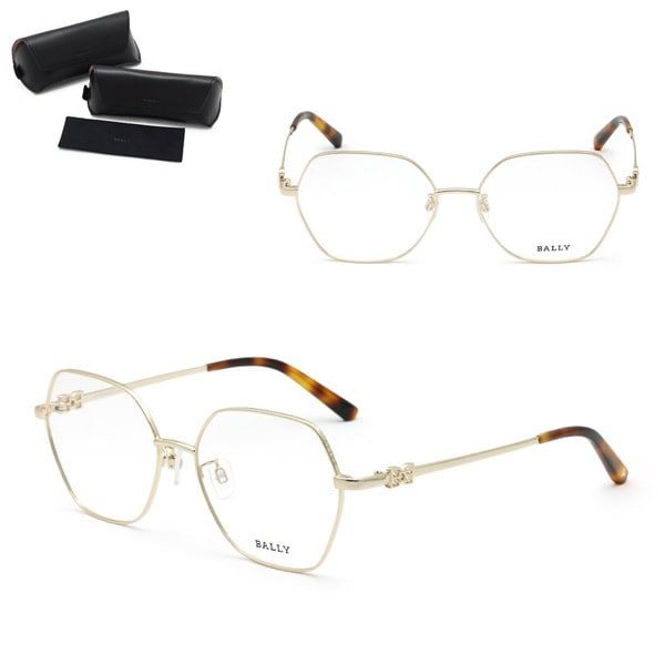 BY5066-H/V 032 54 フレーム メガネ 眼鏡 フレームのみ ゴールド ノーズパッド レディース