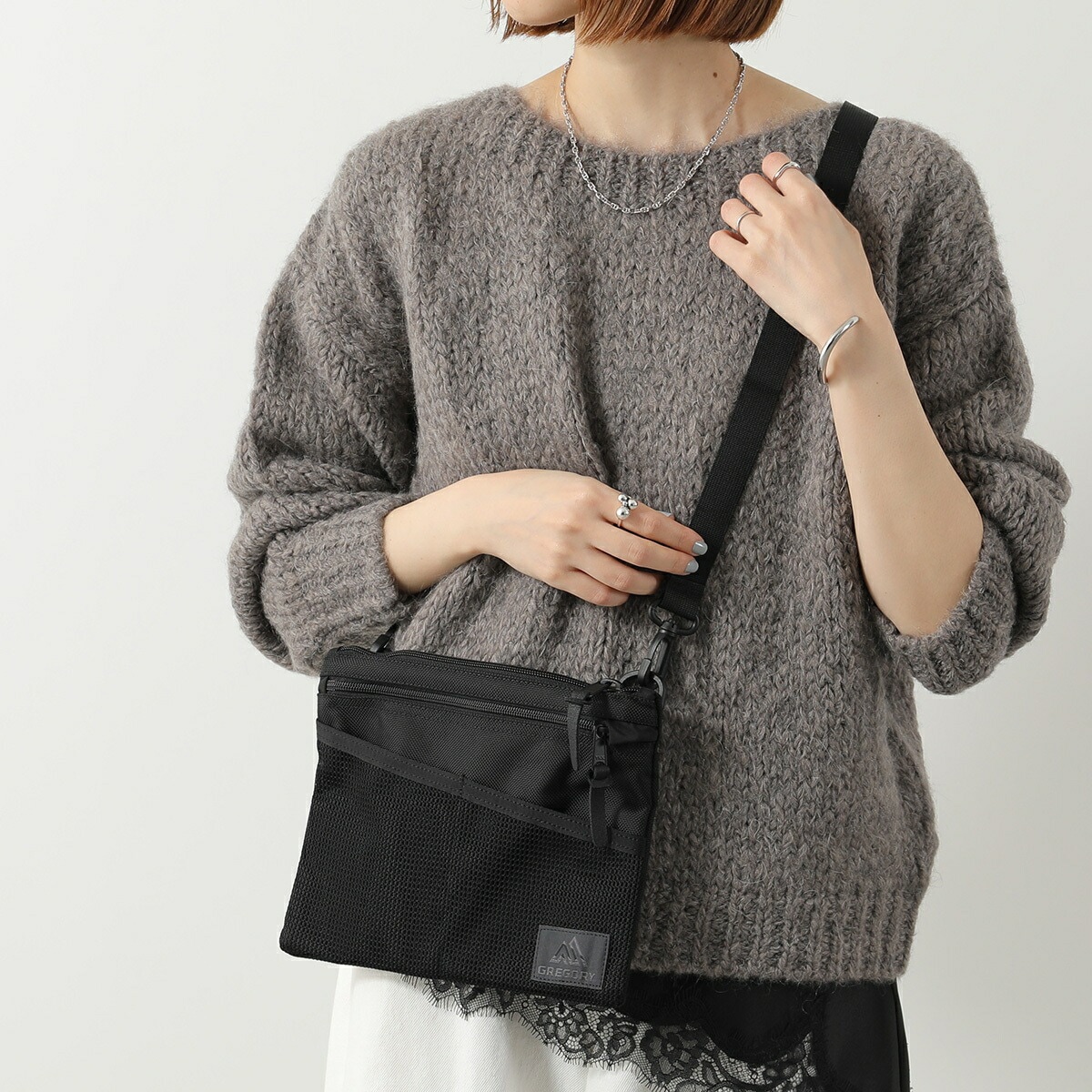 GREGORY グレゴリー ショルダーバッグ CLASSIC SACOCHE M クラシックサコッシュ M 109457 0440 レディース コーデュラバリスティック 鞄 BLACK BALLIS