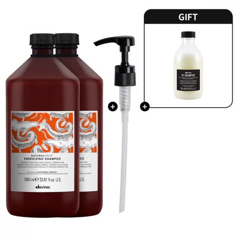 ダビネス エナジャイジング シャンプー 1000ml デュオ (+OI シャンプー 280ml プレゼント) 20,398円