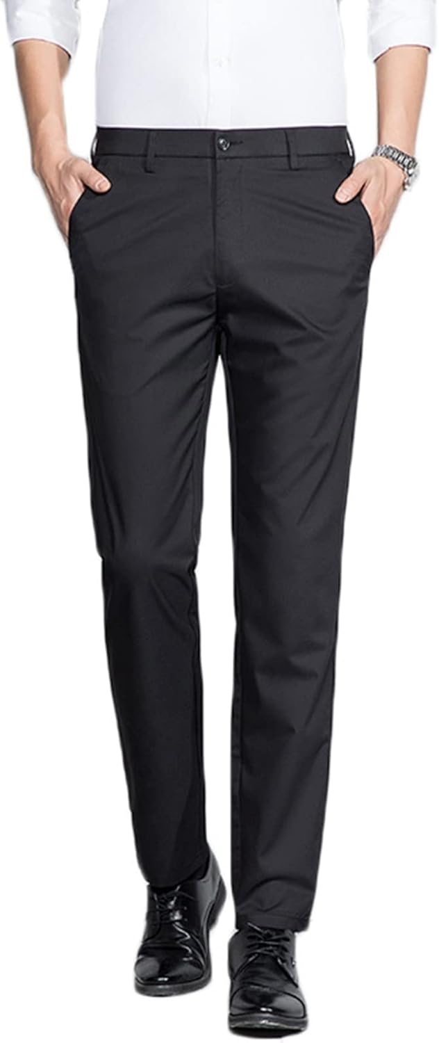 スラックス メンズ ビジネス カジュアル 洗える ウォッシャブル スリム 仕事 美脚 防シワ オールシーズン 通年物 ロングパンツ デーパート イージーパンツ フィット ストレッチ チノパン 大きいサ