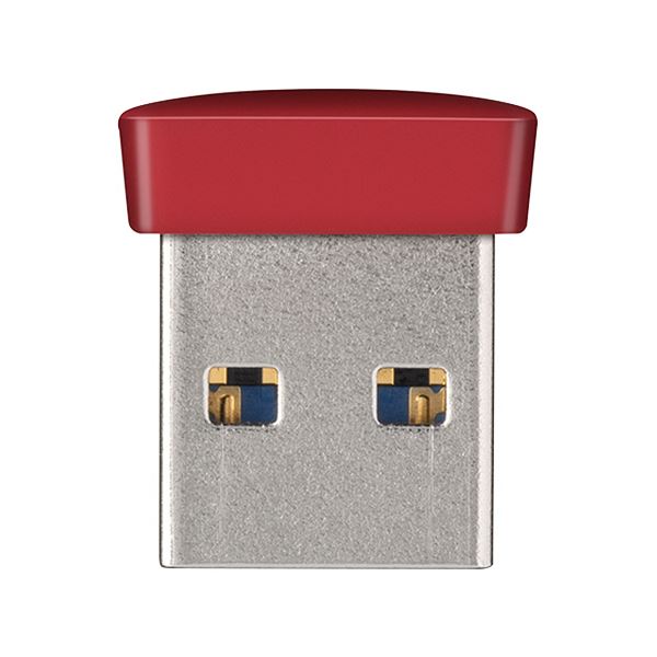 （まとめ） バッファロー USB3.0対応マイクロUSBメモリー 32GB レッド RUF3-PS32G-RD 1個 [x3セット]