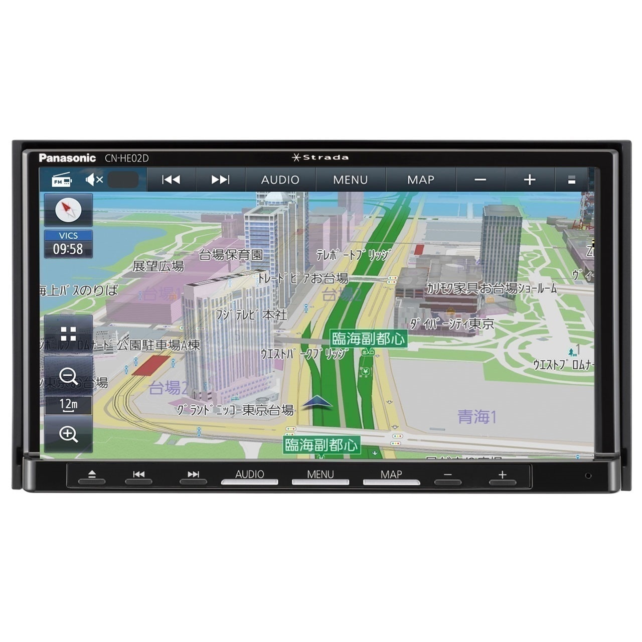 ストラーダ CN-HE02D 【7V型/HD液晶/DVD対応】カーナビゲーション