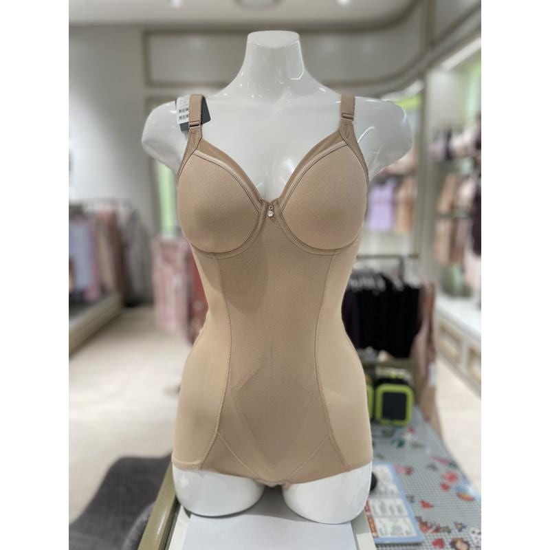 完璧な体型カバー!!ぜい肉整理 楽な補正力 きれいなシルエット~モールドカップ オールインワン(WBTM102AB)