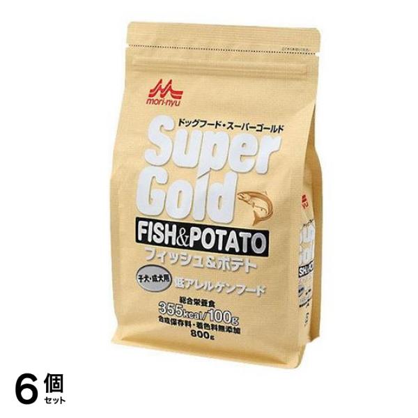 森乳 フィッシュ&ポテト 子犬・成犬用 800g 6個セット