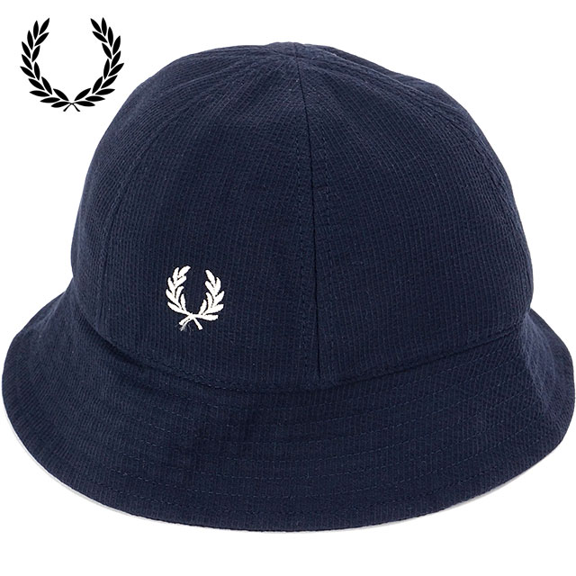 メール便 シアサッカー バケットハット [HW9677-608] SEERSUCKER BUCKET HAT メンズ・レディース 帽子 NAVY 正規取扱店