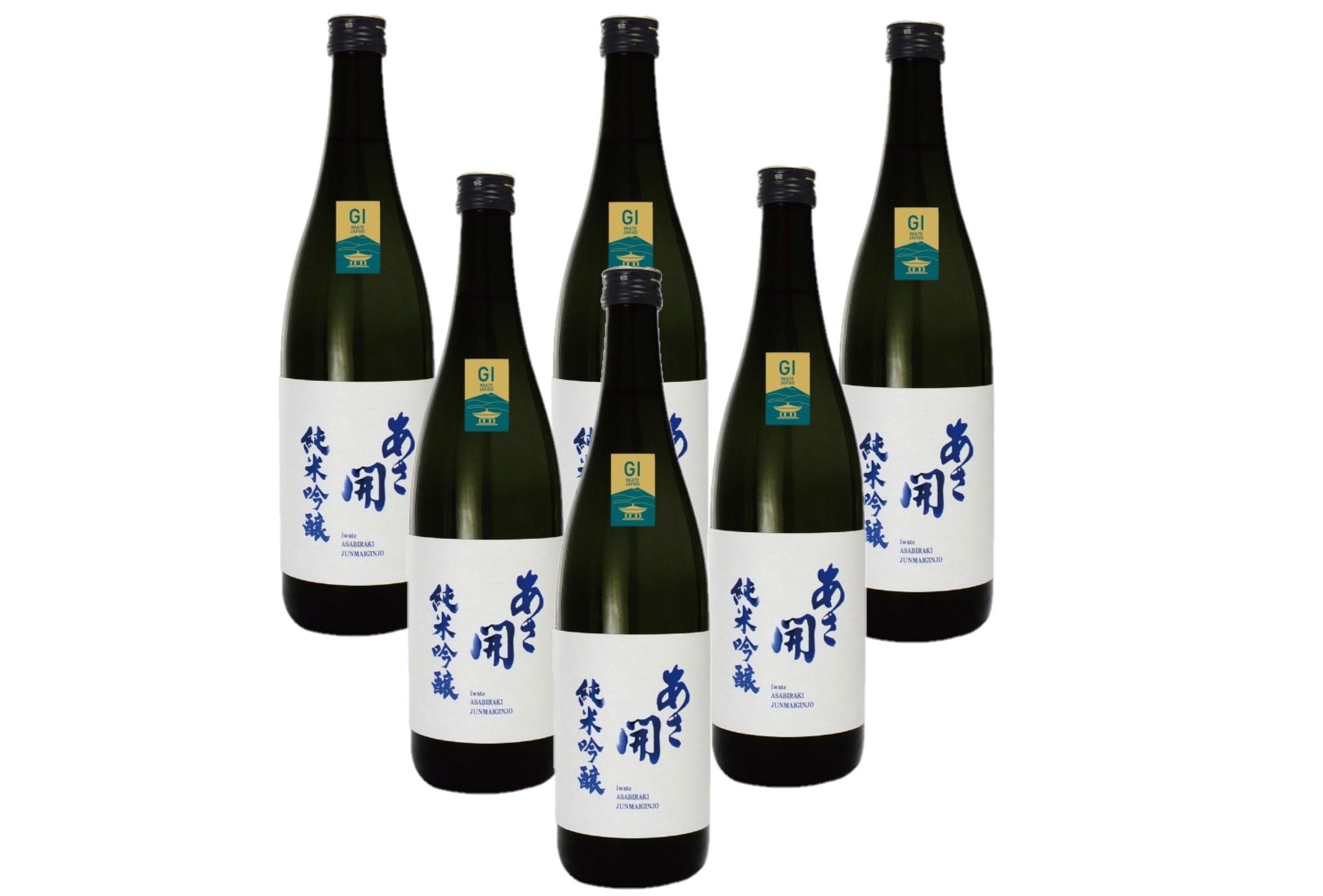 【送料無料】 日本酒 あさ開 純米吟醸 白ラベル 720ml×1ケース/6本