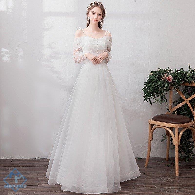 ウエディングドレス aライン 白 安い ウェディングドレス 花嫁 結婚式 パーティードレス 二次会