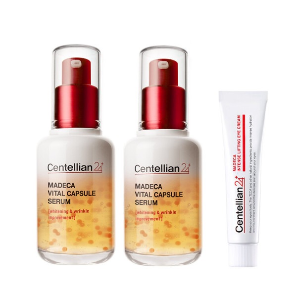 マデカバイタルカプセルセラム 50ml 2個 + インテンスリフティングアイクリーム 15ml 1個 7,576円