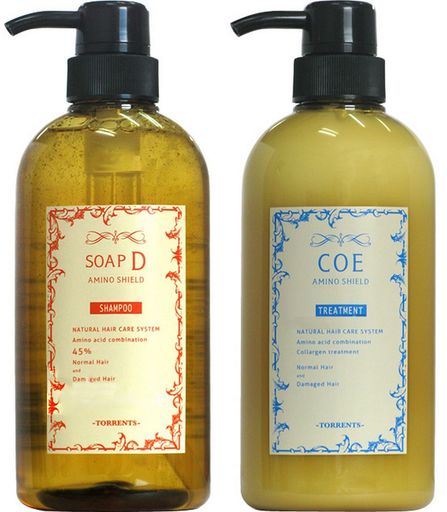 アミノシールド ソープD 500ML & アミノシールド COE 500G セット
