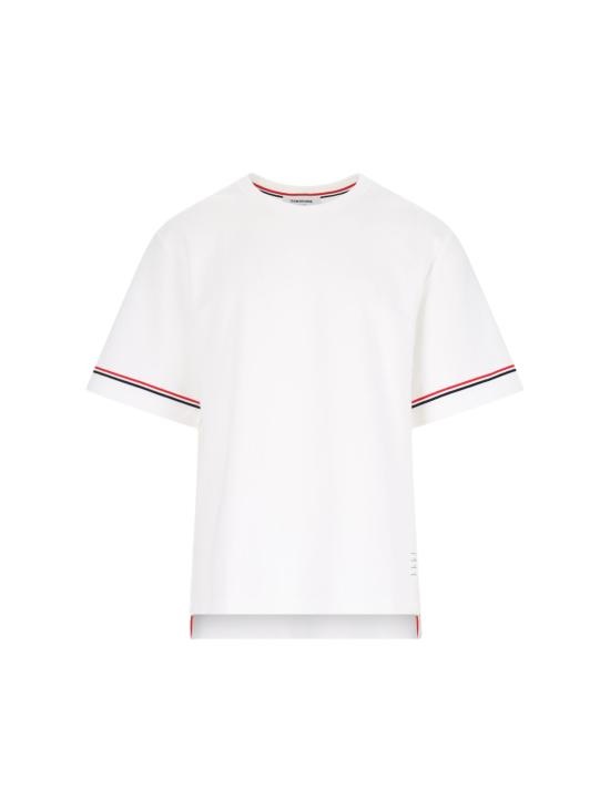 THOM BROWNE Men T-Shirts MJS282A J0199 100 White
