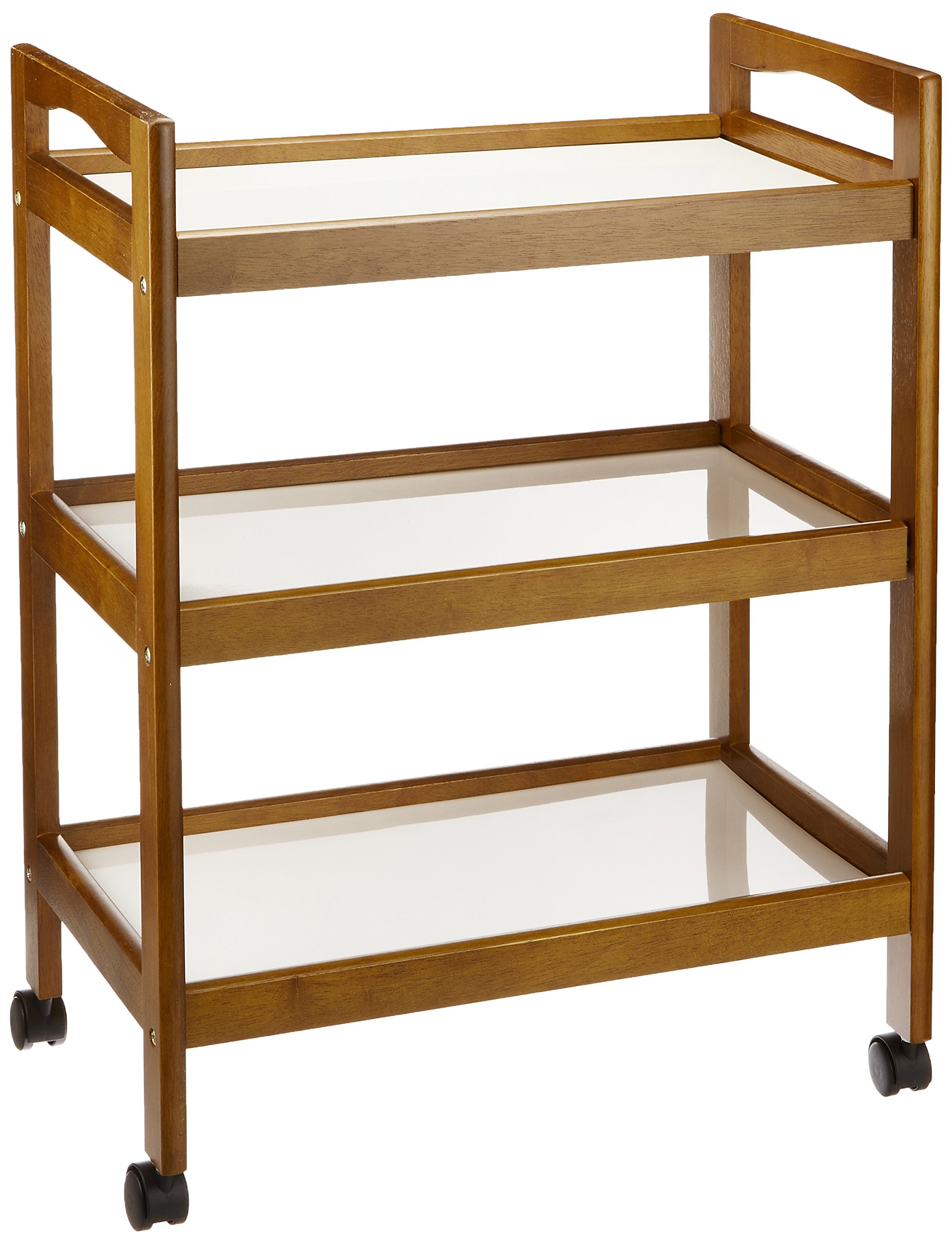 木製キッチンワゴン YMW-3(BR) 5,129円