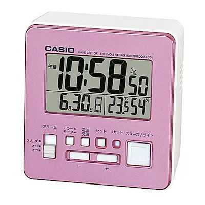 他サイト： カシオ 電波目覚まし時計 DQD-805J-4JFの商品画像