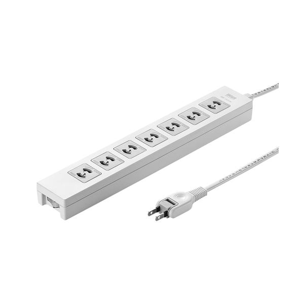 (まとめ)サンワサプライ 電源タップ TAP-F27-2Z(×2セット)