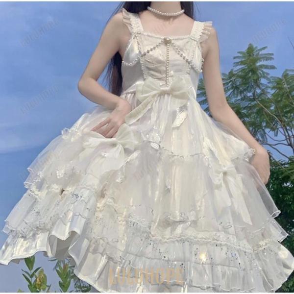 【新品/数量限定/セール】甘い　ワンピース　日常　写真　舞台　変装 トップス 萌え レディース ゴスロリ 変装　トップス 吊りスカ