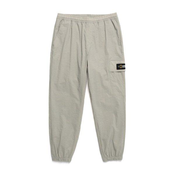 N241UPT990 ウーブン トレーニング カーゴ ジョガー パンツ OAK BEIGE