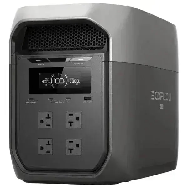 エコフロー ポータブル電源 2048Wh DELTA 3 Max EFD3M-G-JP-CBOX EcoFlow