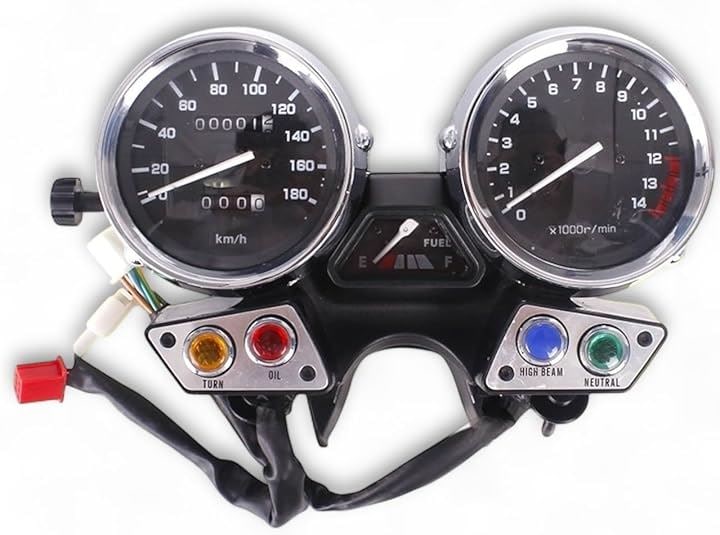 ヤマハ用 メーター ユニット XJR400 4HM 93-95 前期 スピード タコメーター 純正 タイプ ASSY ブラック パネル バイク 汎用品 社外品