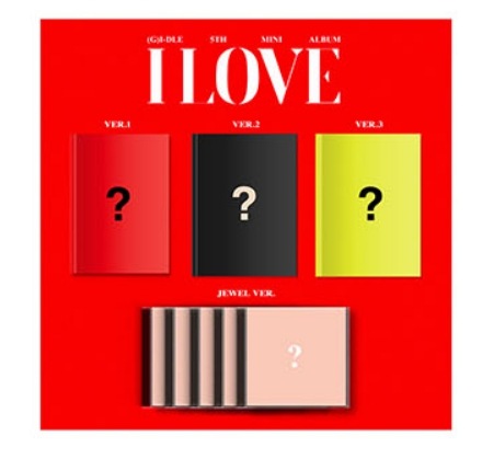Cube Entertainment (予約) [(G)I-DLE] 5th Mini Album [I love] Album 3種セット + Jewel ver. photo card