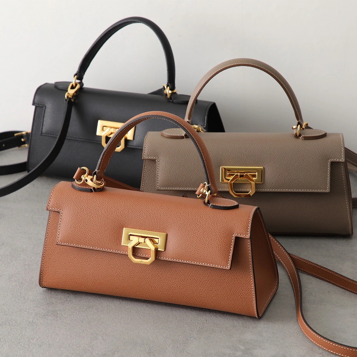 CARBOTTI カルボッティ ハンドバッグ MASAMI 243 マサミ レディース レザー ショルダーバッグ クロスボディ 2WAY 鞄 カラー3色