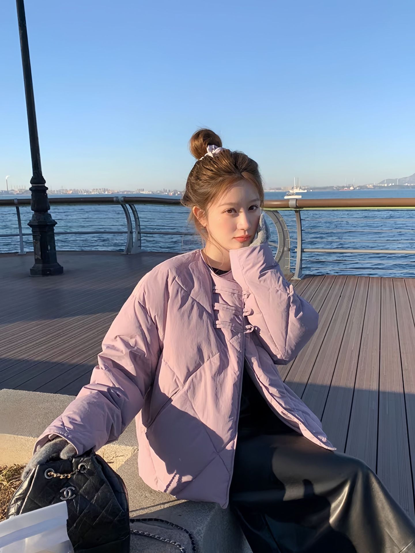 2024新中国風レトロラウンドネックニッチデザインルーズスリムジャケット ホワイトダックダウンダウンジャケットレディースショート ダウン パーカー アウター メガ割 ジャケット ダウン レディース