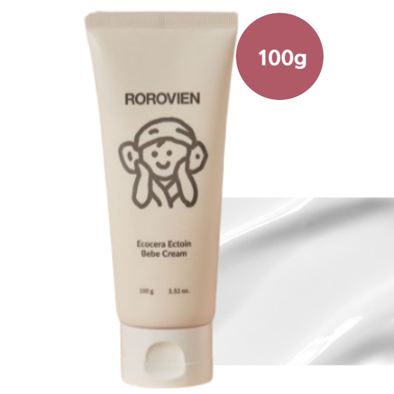 [正規品/ROROVIEN/LAVIENs 自然親和特許成分 赤ちゃんスキンケア] エコセラ エクトイン ベベクリーム 100g /水分保護膜/高保湿/微酸性/自然成分/オーガニック/赤ちゃんの肌ケア