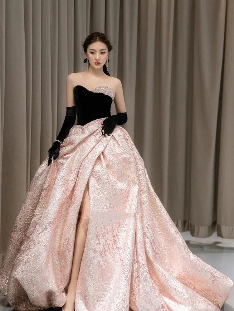 ワンピース パーティドレス イブニングドレス 二次会 結婚式 花嫁 カラードレス エンパイア ウェディングドレス