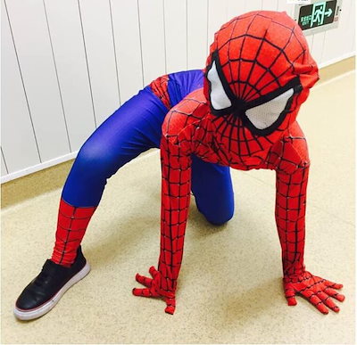 Qoo10] ハロウィンのスーパースパイダーマンのユニ