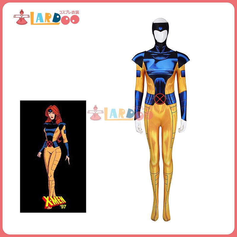 【工場直販 品質保証】 X-MEN 97 X-メン エックスメン ジーン・グレイ・サマーズ フェニックス Phoenix マーベル・ガール Bodysuit ボディスーツ コスチューム コスプレ衣