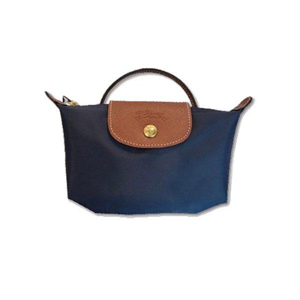 女性 ル プリアージュ オリジナル ハンドル ポーチ ブルー ネイビー 34175089P68