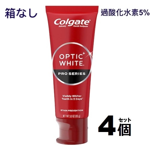 【４個セット】オプティックホワイト プロ 過酸化水素5%配合 歯磨き粉 85g
