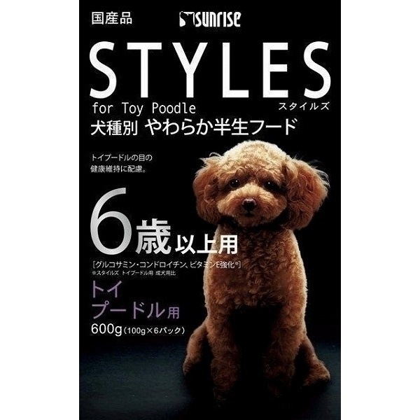 （まとめ買い）スタイルズ 犬種別フード トイプードル 6歳以上用 600g ドッグフード [x5]