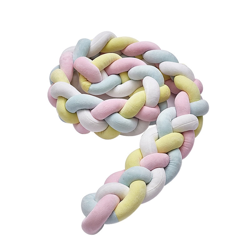 チャンキーニット 4本編み 3m 4m 毛糸 極太 寝返り防止クッション INS手芸 ニットヤーン DIY編み糸 インテリア ベッドガード 赤ちゃん クッション ベッドサイド ベッドバンパー