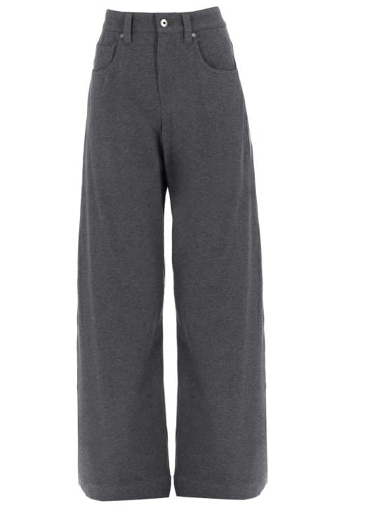BRUNELLO CUCINELLI Women Straight Pants MH827P9062 C080 GREY