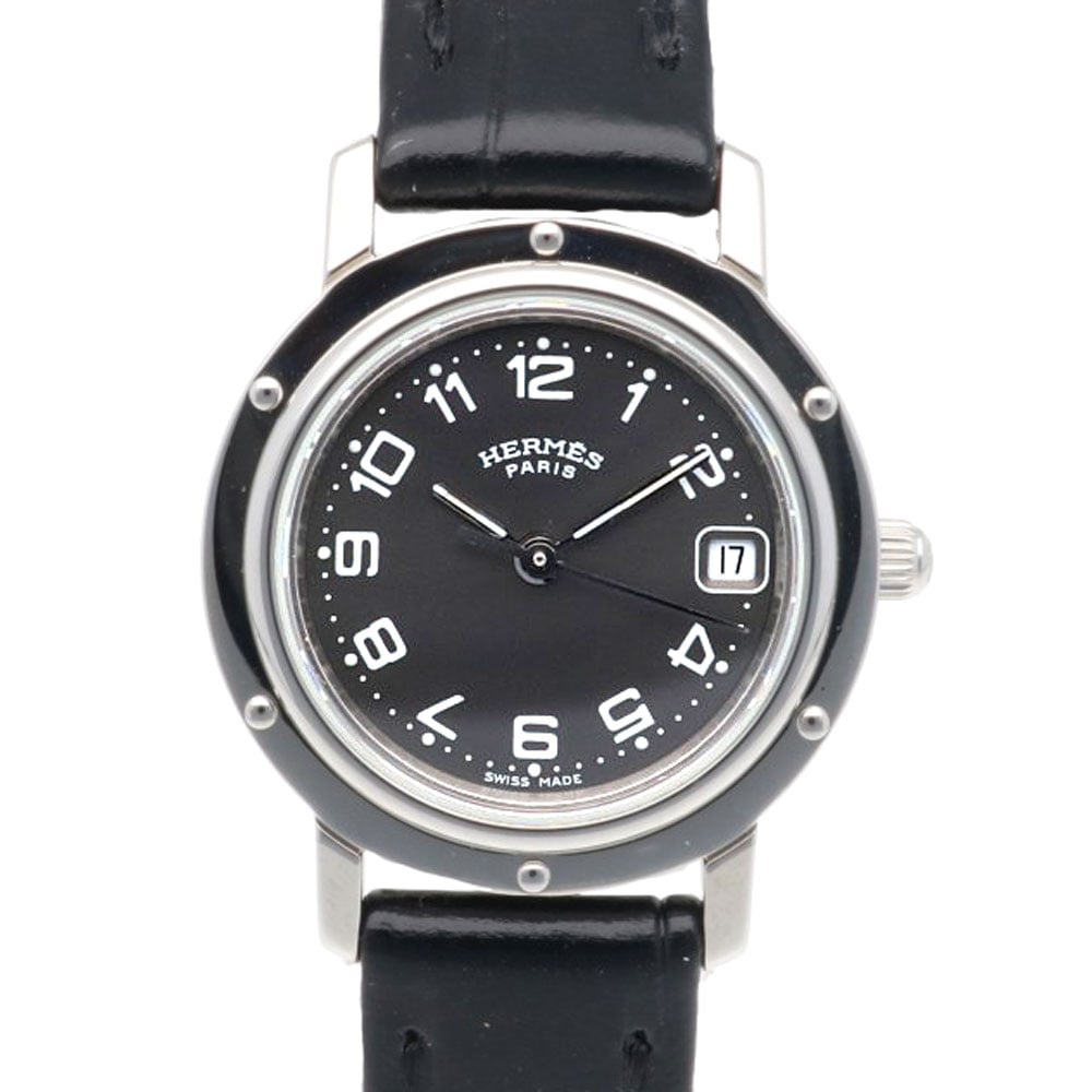 エルメス クリッパー 腕時計 ステンレススチール CL4.210 クオーツ 1年保証 HERMES 中古 42,900円