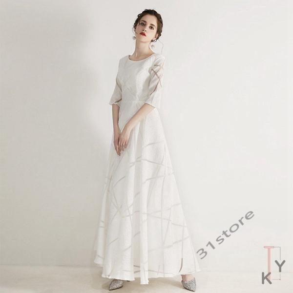 ウェディングドレス 結婚式 シンプル 上品 ワンピース ウェディングドレス ウエディング