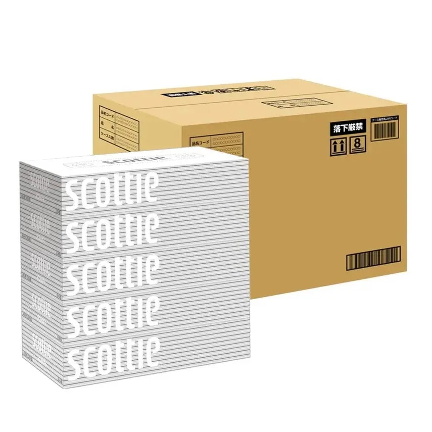 【1箱】ティシュー 200W 5P×12個