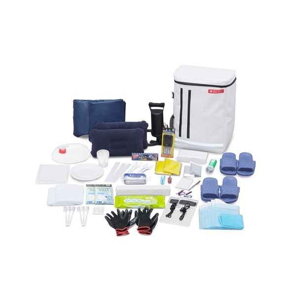 BS2-44 ホワイト [防災セット 2人用44点] メーカー直送