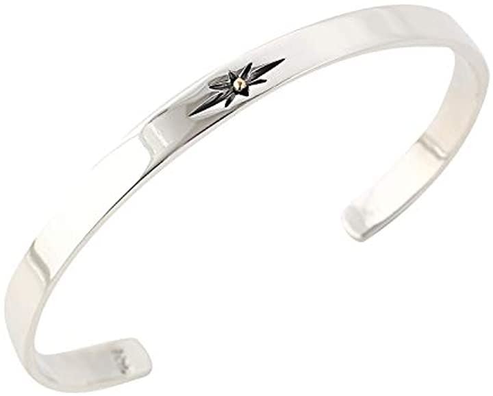 シルバー925 バングル サンライズ 太陽 ネイティブ cmy190202-4 cmy942423(05:太陽 E)