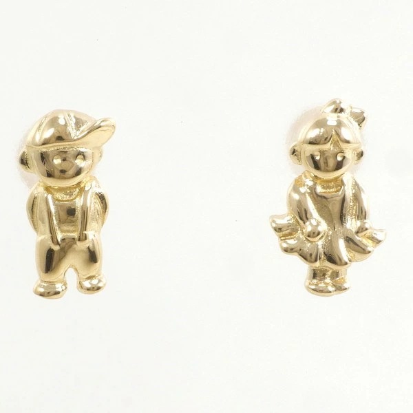 K18 18金 YG イエローゴールド ピアス 総重量約1.4g ジュエリー 中古