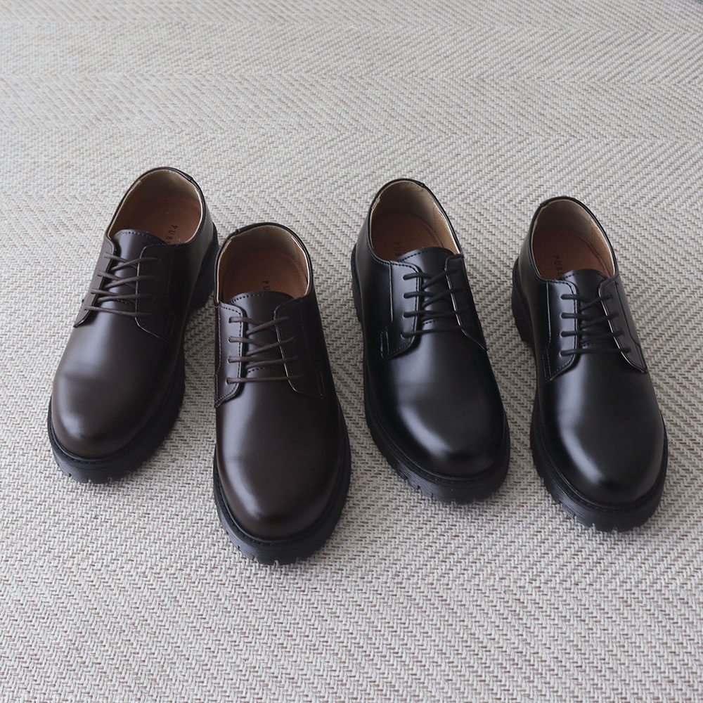 【韓国産】通勤デイリーカジュアルまで幅が広がるローファー【2カラー】【5.5cm背高効果】AG-40